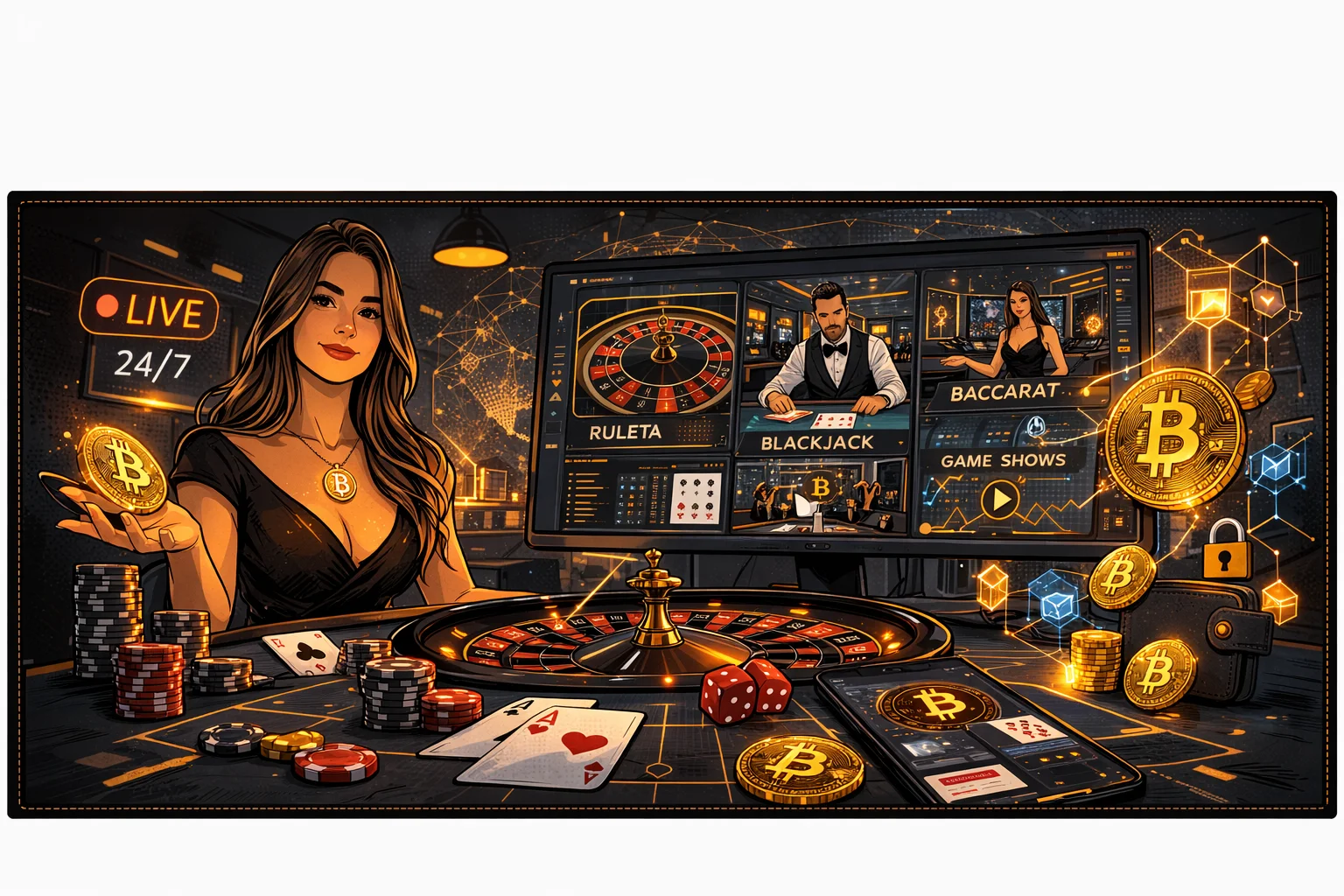 Vodds Live Casino - Dealers en vivo en español