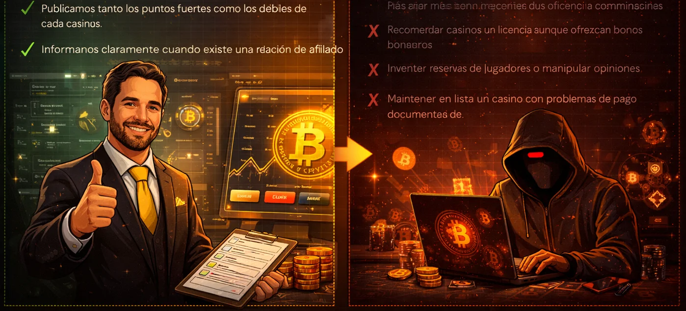 Proceso de análisis de casinos bitcoin vodds